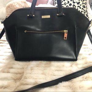 Kate Spade black satchel crossbody purse